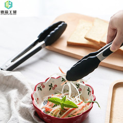 Factory Direct Sale 9-inch 12-inch Silicone Food Tongs Stainless Steel Bread Tongs BBQ Tongs Food Tongs Beef Steak Tongs