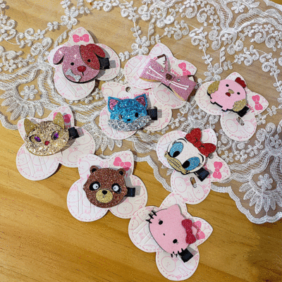 children Hairpin baby Clamp Headdress princess Liuhaijia animal Card issuance girl bb Flower Hair Ornaments wholesale