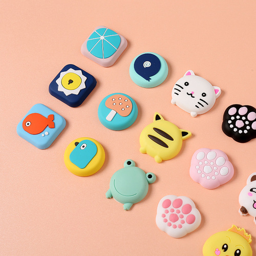 F407 door rear anti-collision pad household silicone thickened toilet seat silent pad cartoon wall door handle anti-collision pad