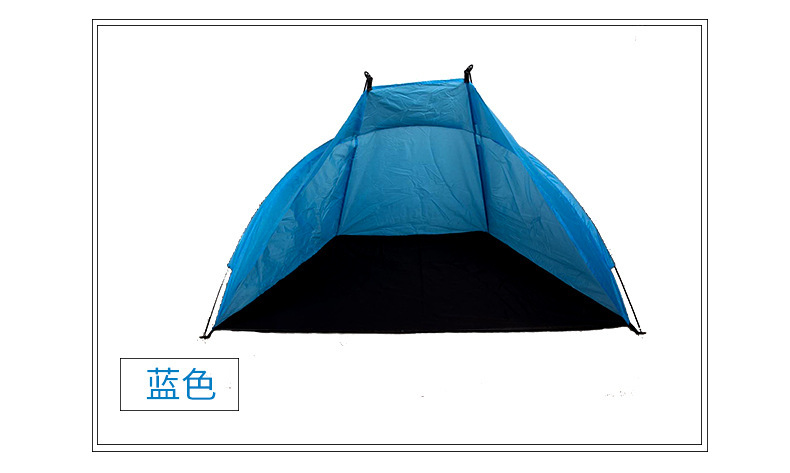Beach tent outdoor beach sunshade rainproof automatic quick opening 3-4 portable fishing camping picnic tent