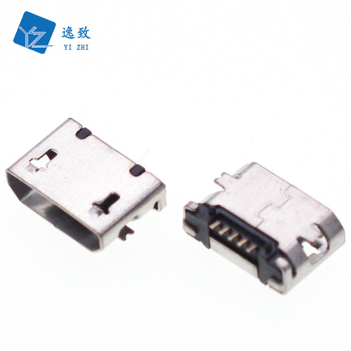 MICRO 5P USB female socket Type B 5.9/7.2MM plug-in/sMD socket Android USB charging interface