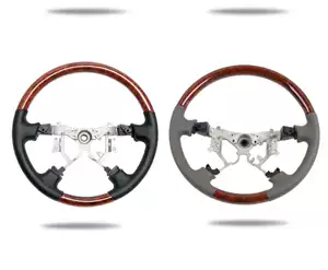 Toyota Prado üçün şaftalı ağacından çoxfunksiyalı sükan quraşdırılması