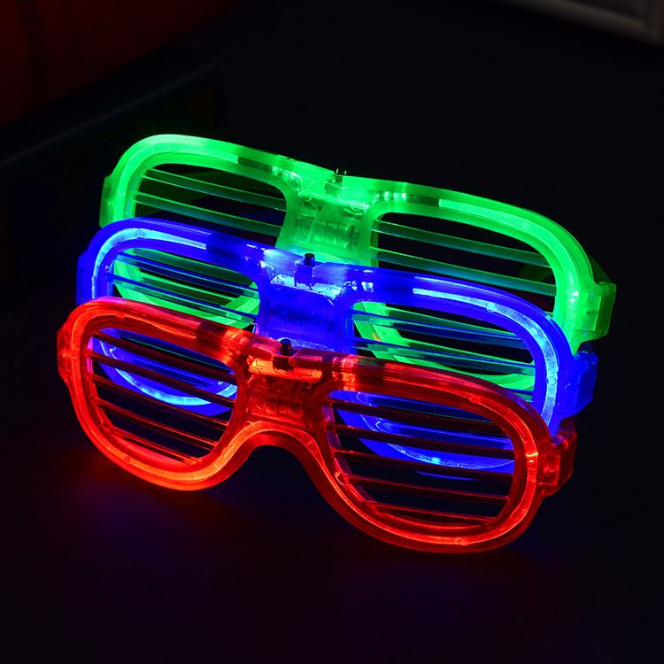 Disco dancing glasses party Cool Blind Night market Stall Toys bar led Strobe luminescence Toys