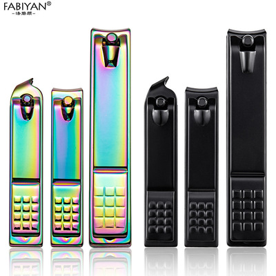 goods in stock black Nail clippers Large nail clippers Nail cutters Nail file Exfoliating Manicure tool suit
