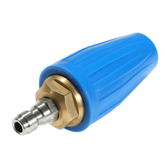 Cross-border high-pressure water gun rotating nozzle ceramic core pure copper high-pressure cleaning lotus nozzle to remove advertising root carving and rust removal