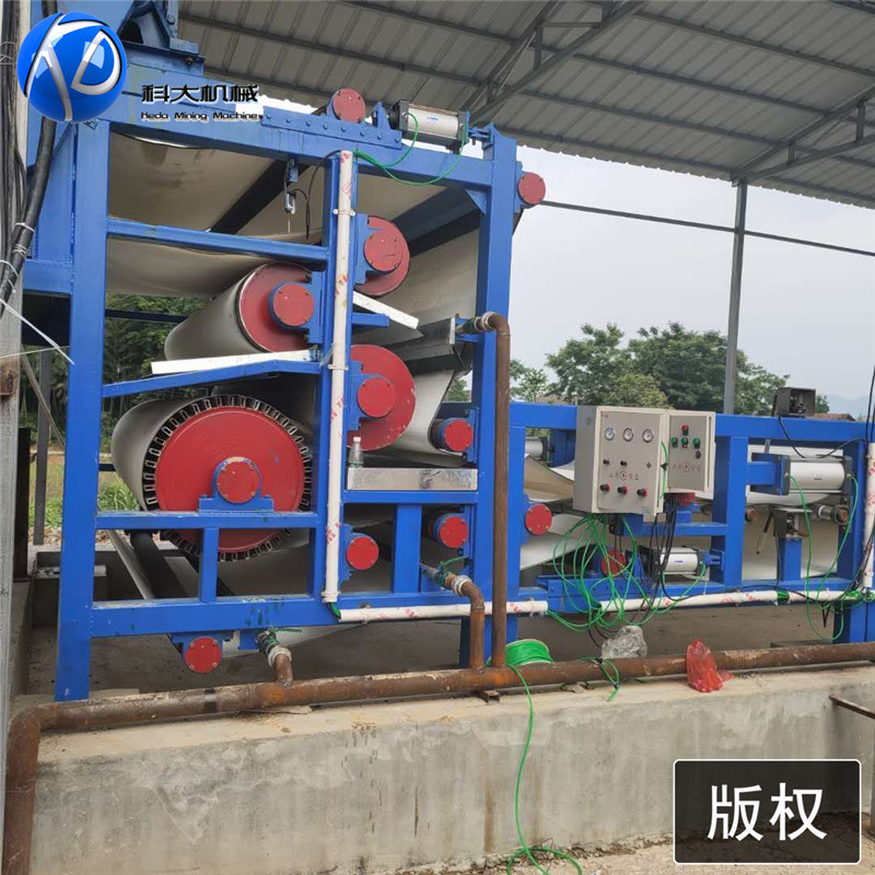 小型污泥脱水机 带式压滤机厂家 青州泥水固化设备