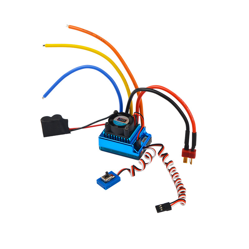 RC Remote Control Car 120A ESC Brushless ESC for Cars with Sensing/Non-sensing ESC Accessories 