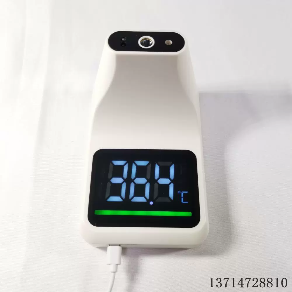 壁挂式非接触式红外测温仪LH-009带发热报警器的前额温度计，适用