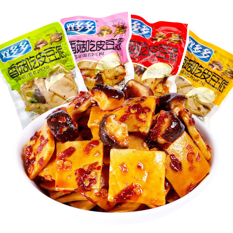 Lot flavor mushrooms Dried tofu 500g bulk Dried bean curd snacks packing flavor leisure time food wholesale
