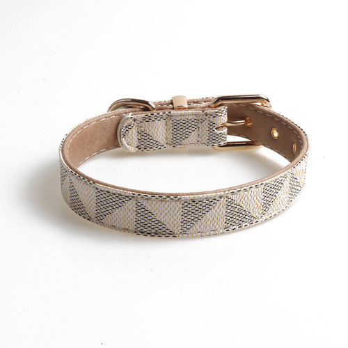 Aming Pet Collar PU Leather Dog Collar Exquisite and Fashionable, Complete Size Range, Factory Direct Sale