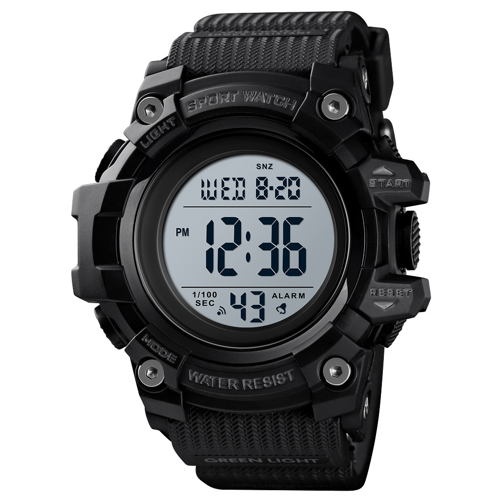 Skmei 1552 estudiante deportes al aire libre pantalla digital reloj electrónico moda retroiluminación pareja nuevo reloj electrónico impermeable