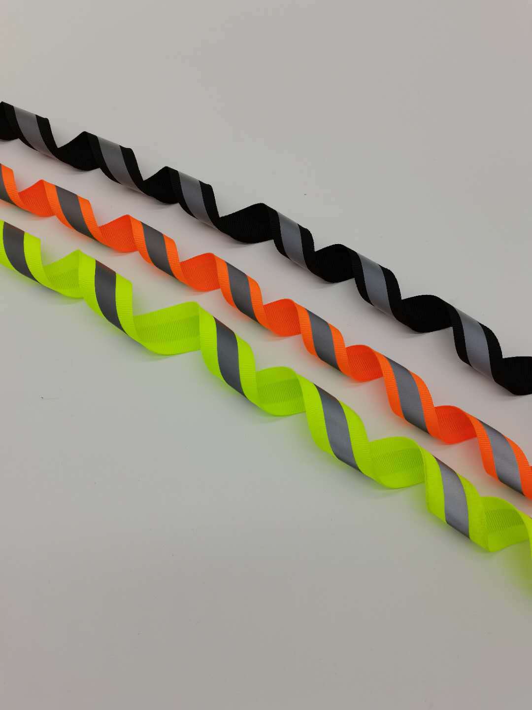 Cinta reflectante naranja cinta verde fluorescente cinta rayada luminosa Construcción de saneamiento chaleco reflectante cinturón de advertencia