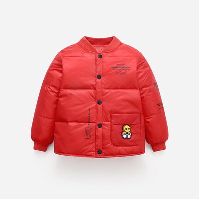 2020秋冬新款男女童短款中大童卡通亮灯款羽绒服内胆|ms