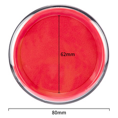 DeLixi Ink Pad 9863ES Round Fast-Drying Waterproof Ink Pad Office Finance Atomic Ink Oil Red / Blue
