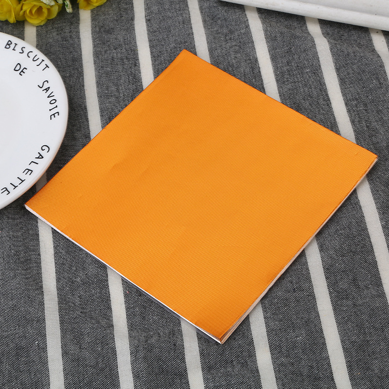 锡纸 10色混装8厘米200张/包各色各20张细格纹压纹 彩色包装纸