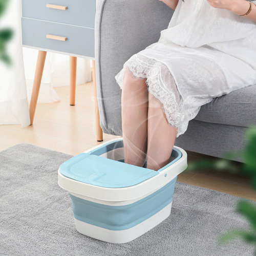 New Foldable Plastic Foot Bath Tub with Thick Washing Basin Massage Foot Bath Tub for Home Use Adult Foot Washing Basin