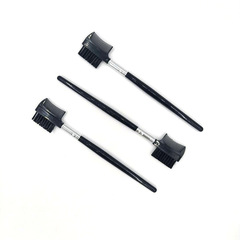 Double-ended eyebrow brush eyebrow comb single dual-purpose eyebrow brush set disposable eyebrow comb eyelash brush comb long-handled eyelash brush