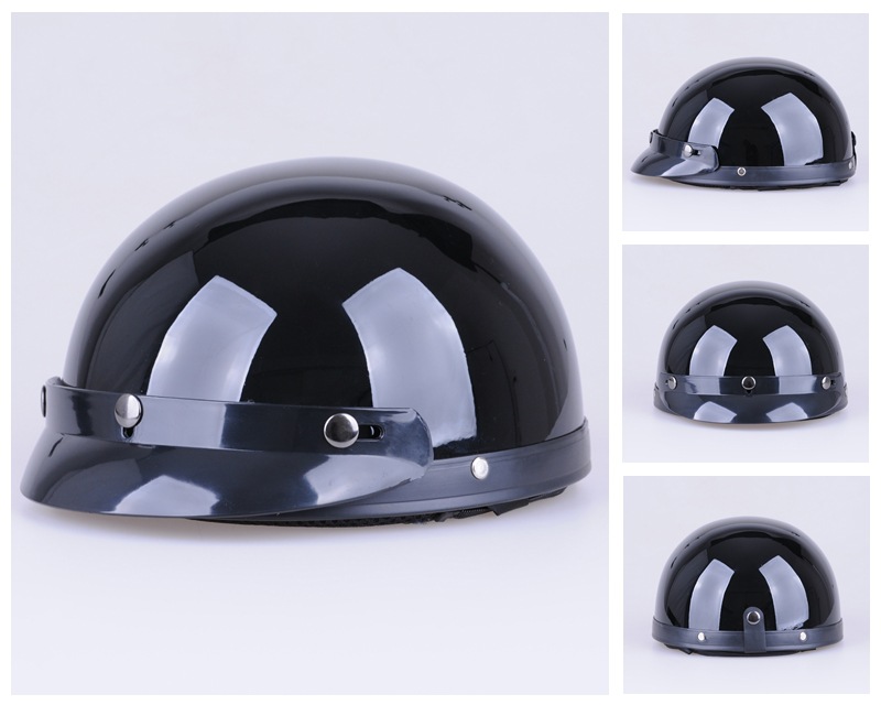 Cross-Border Motorcycle Electric Helmet for Men and Women, Cute Half Helmet, Lightweight with Neck Warmer, Safety Helmet, All-Season Hat