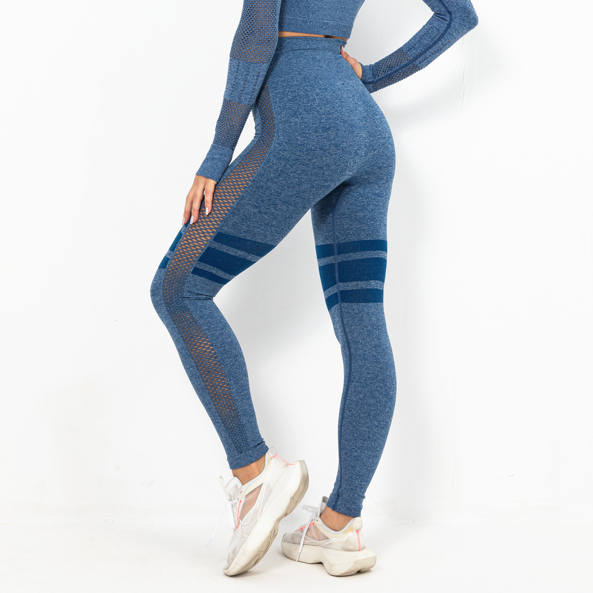 seamless high-waist running hip-lifting fitness sports pants NSNS12256
