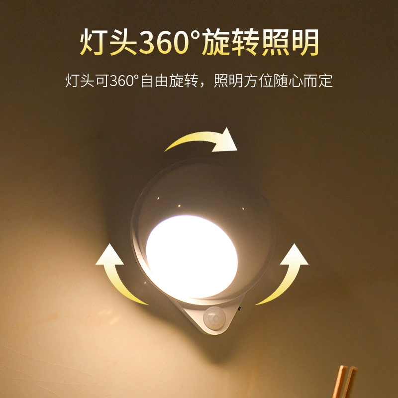 LED настольная лампа для коридора, ночной свет для лестницы, индуктор-лампа для кровати, трансграничная торговля, оптовая