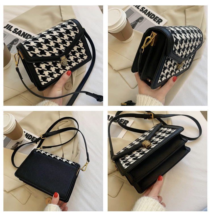 Fashion Messenger Woolen Small Square Bag display picture 12