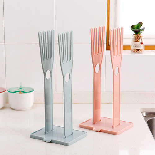Household daily multifunctional removable glove drying rack kitchen countertop drain rack rag rack cross-border