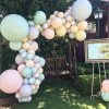 5 -meter dual -hole single -hole air balloon chain Birthday background wall arrangement wedding decorative balloon link bar balloon firecrackers