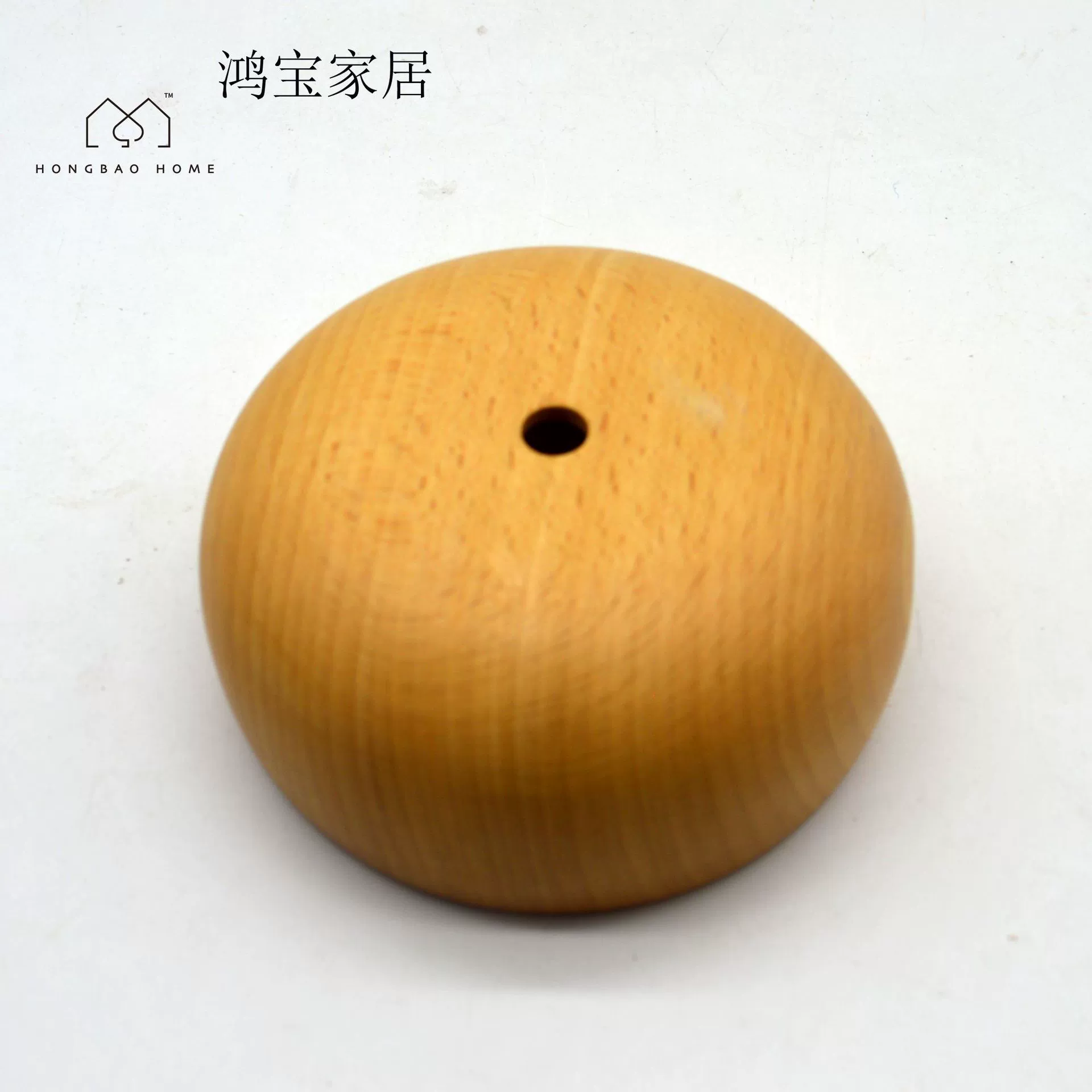 Wooden lampshade from natural wood, table lamp, wooden base, LED night light