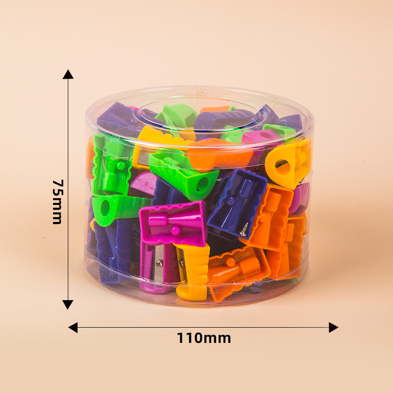 Gezhihappy PS1010 mini simple pequeño manual sacapuntas estudiante solo agujero sacapuntas plástico sacapuntas