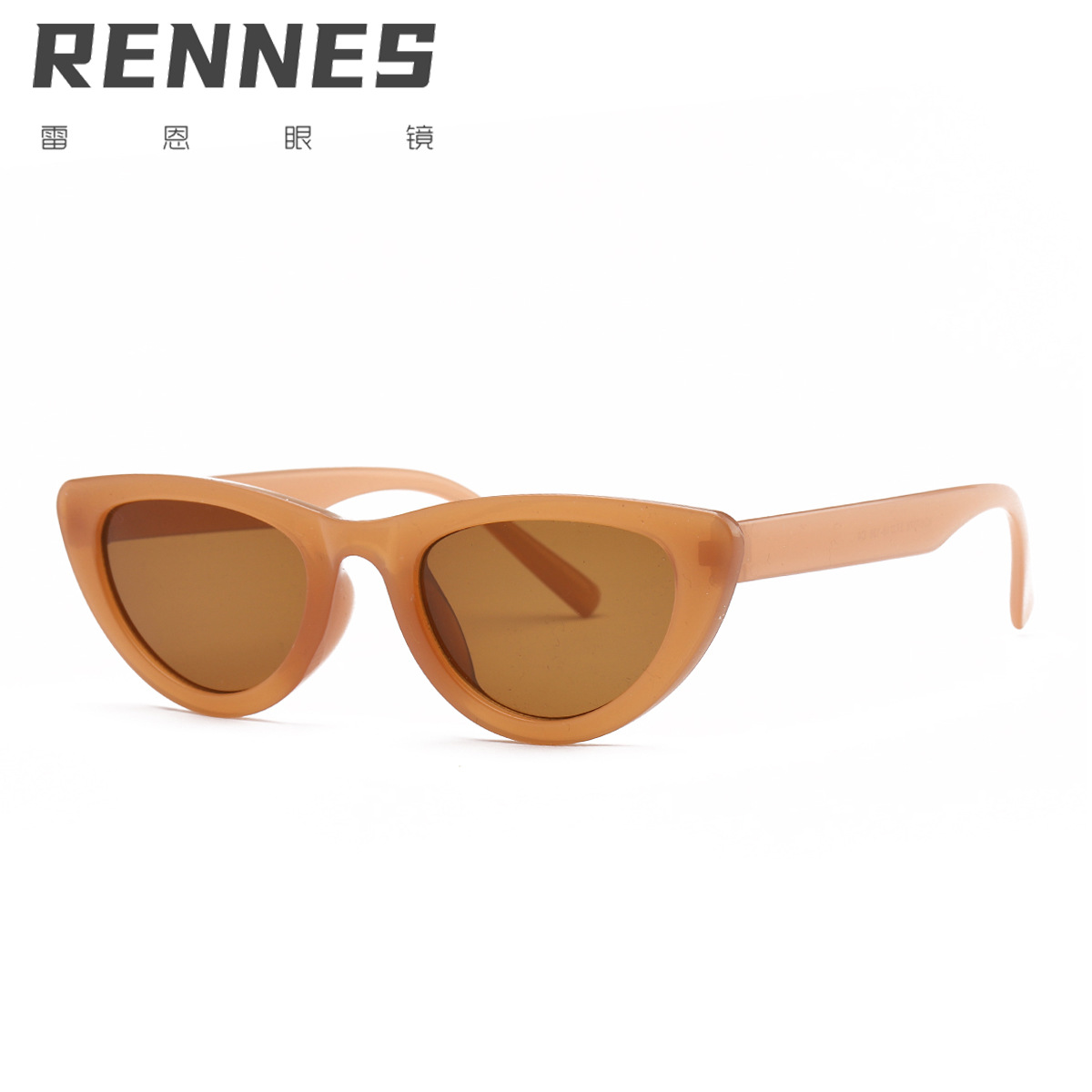 2020 nuevo triángulo europeo y americano ojo de gato gafas de sol de moda de las mujeres personalidad oval pequeño marco gafas de sol 97078