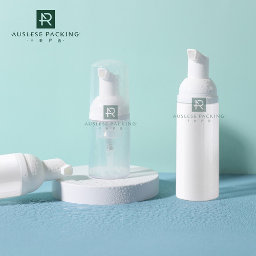 50ml 200ml cleansing mousse bottle PET foaming bottle upright hand sanitizer cosmetics bottle 150 foam bottle