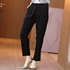 Slim and slim， versatile 9-point radish pants (female)