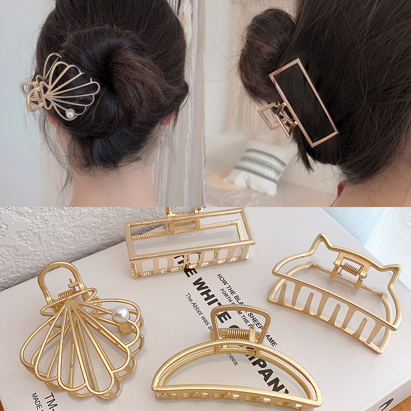 Korea Simple Pearl   Catch Hairpin Wholesale Nihaojewelry display picture 1