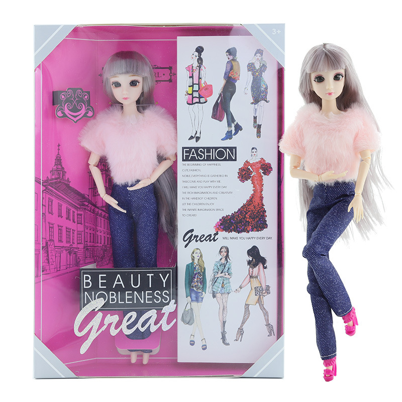芭公主比娃娃盒装女孩子玩具生日礼物时尚梦幻地摊超市热销品