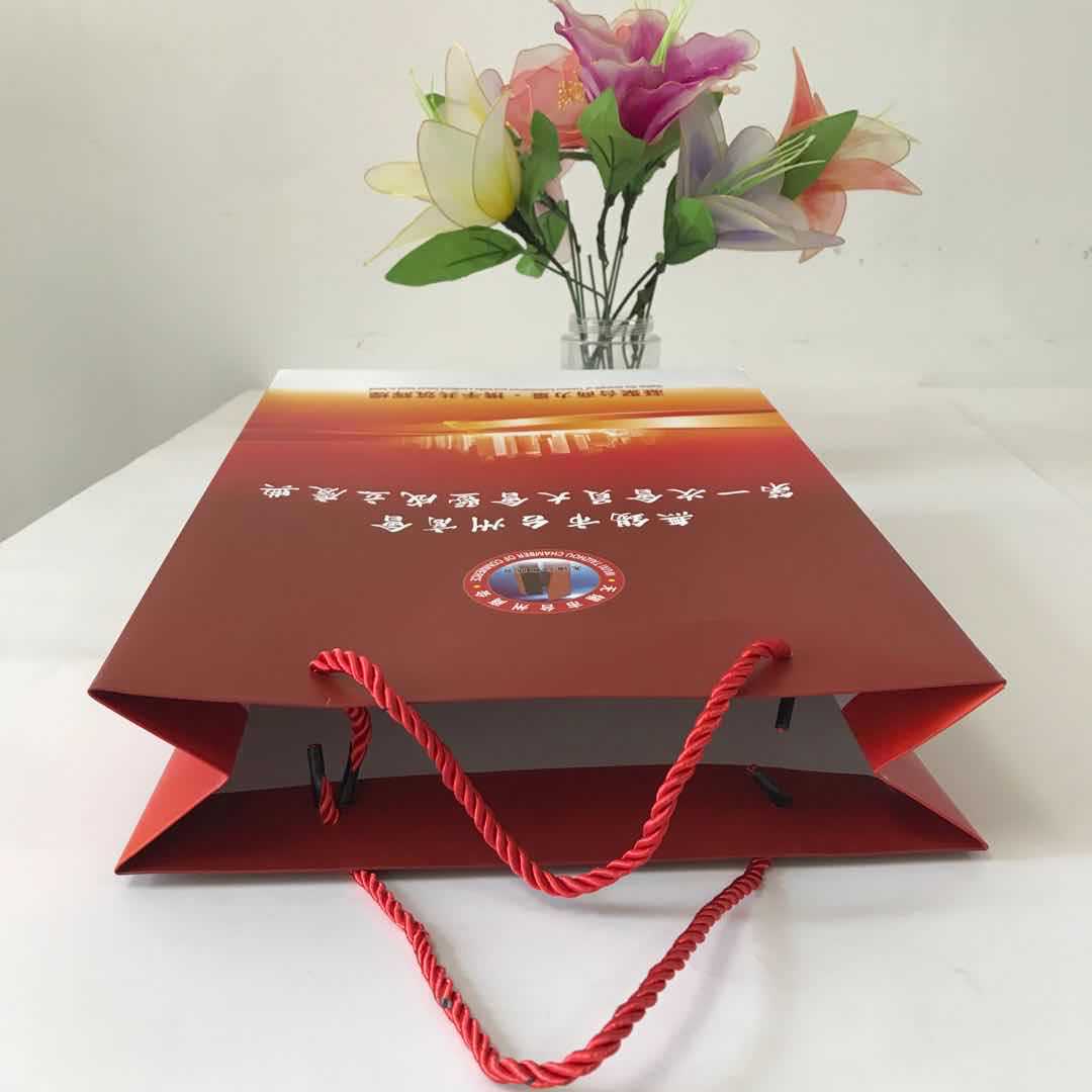 专业定做手提袋 公司广告宣传手提纸袋  白卡纸印刷定制印logo