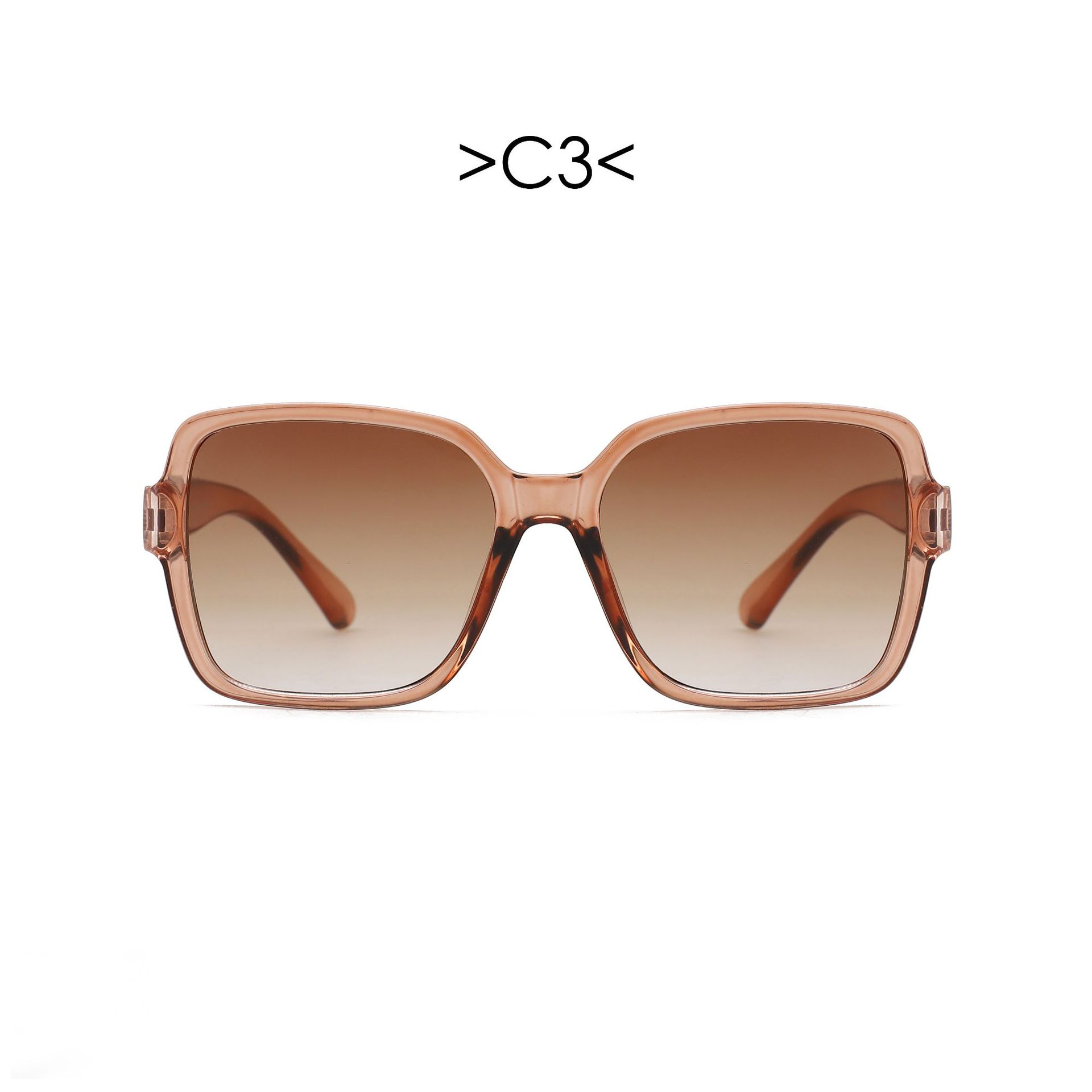 2020 gafas de sol de Marco grande de moda europeas y americanas gafas de sol de moda retro gafas de sol de color de jalea transfronteriza de moda para mujer