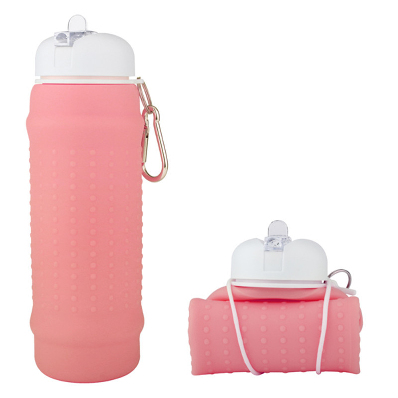 创意硅胶水杯可折叠户外运动用品便携水壶外出旅行水瓶学生水杯