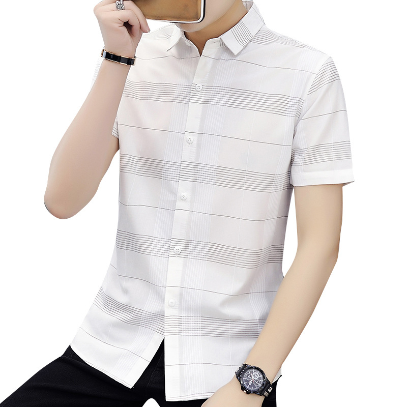 Chemise homme en coton - Ref 3443163 Image 5