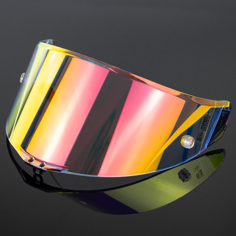 Pista Motorcycle Helmet Lens Gprr Corsa Dark Tea Electroplated Silver Goggles Motorcycle Helmet Lens in Stock