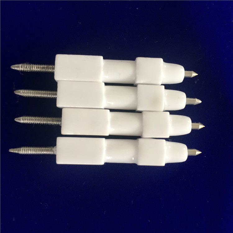 厂家供应各类尺寸 氧化铝陶瓷点火针 探测针 用于锅炉 燃气灶