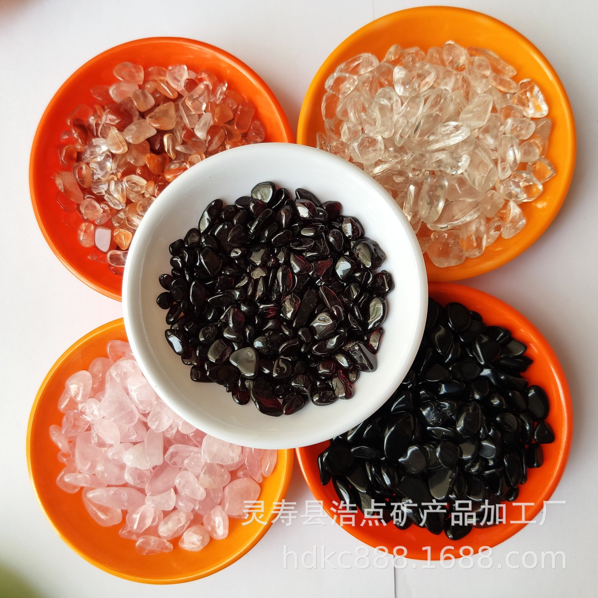 厂家供应水晶碎石 白水晶石紫水晶石 黄水晶  粉水晶填充用水晶石