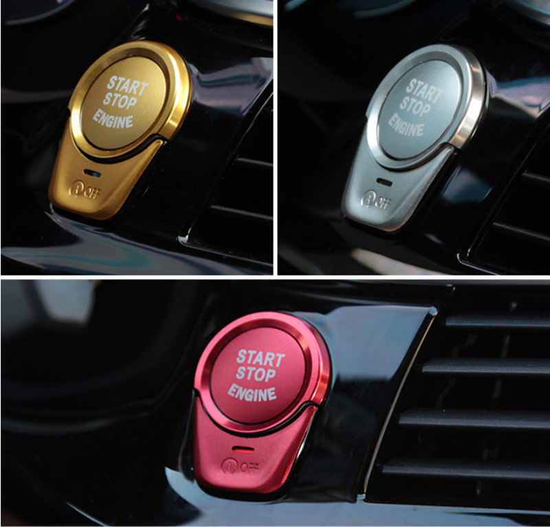 适用于宝ma新5系7系6gt X3X4一键启动装饰贴 启停按键贴 生产厂家
