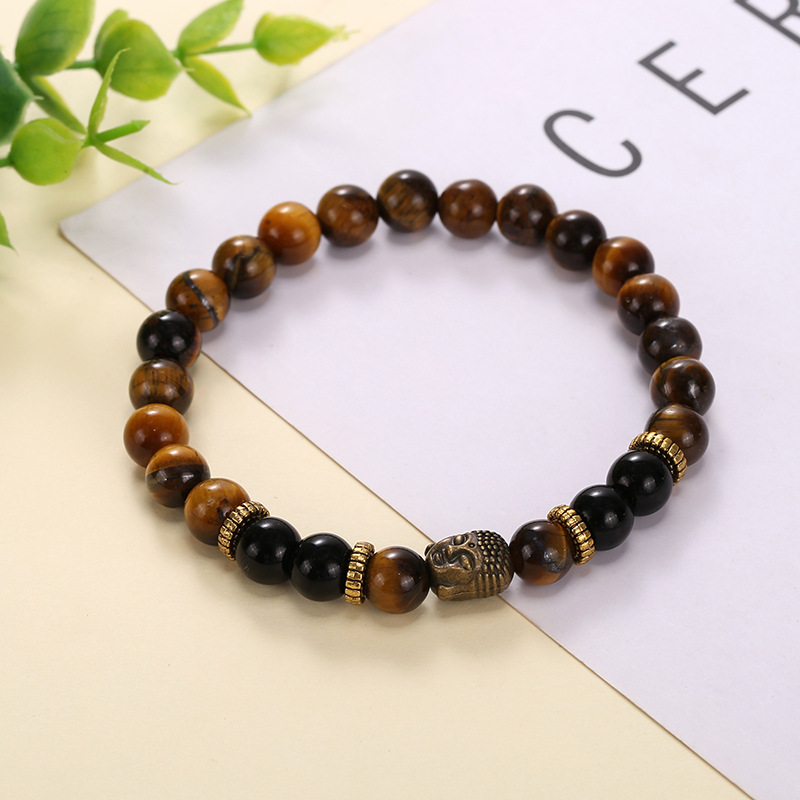 wholesale jewelry tigeru0027s eye stone beaded bracelet nihaojewelry