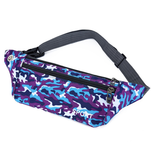 Chest Bag Outdoor Multi-layer Women's Sports Waist Bag Unisex Camouflage Fitness Bag Cycling Close-fitting Mobile Phone Bag Waist Bag for Men
