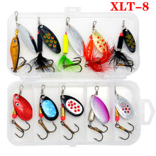 Metal Spoons Fishing Lures Leech Flutter Spoon Fresh Water Bass Swimbait Tackle Gear