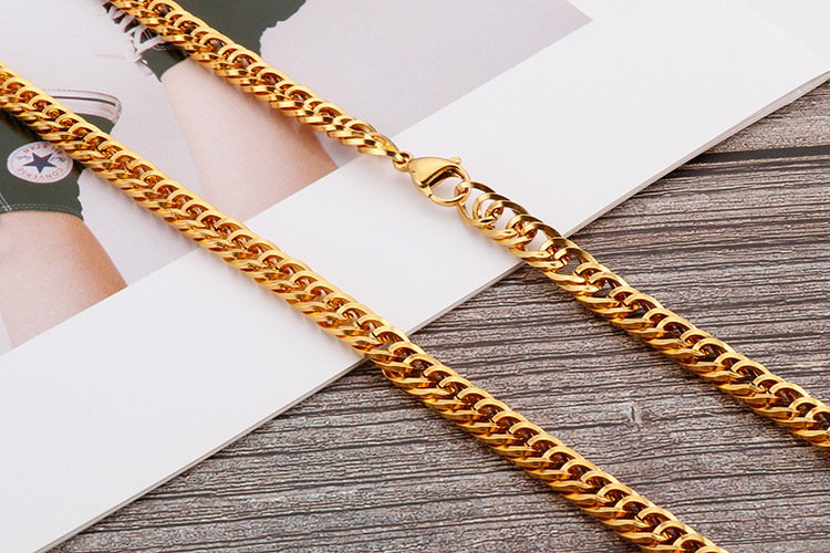 Titanium Steel Unisex Chain Belts display picture 3