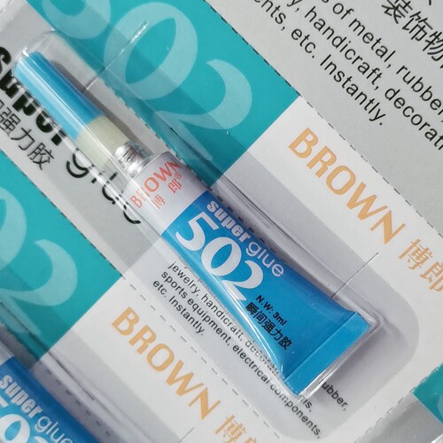 Wholesale JINDA RIMEIBOLAN 0305 strong l glue one edition 12 pieces 3g pack 502 instant glue liquid glue