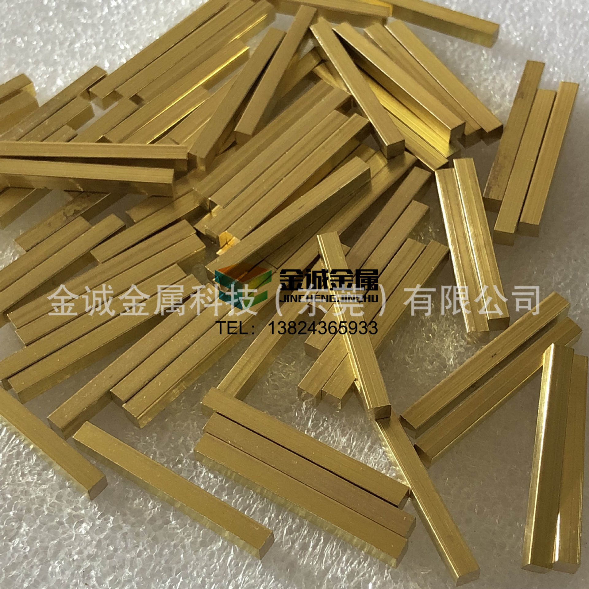 C3604黄铜方棒 切割 纯铜棒定制 四方铜棒 实心铜条加工