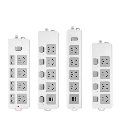 New desktop safety door resistance fuel USB mobile phone charging socket extension cord wiring board converter row plug row