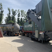 河南濮陽集裝箱卸灰輸送機大型粉料集裝箱卸灰機自動吸灰機